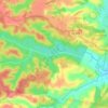 Rio Paratibe topographic map, elevation, terrain