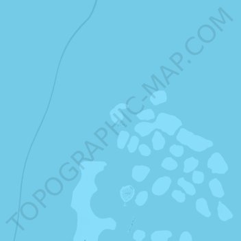 Artic topographic map, elevation, terrain