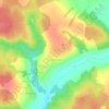 Турбичево topographic map, elevation, terrain