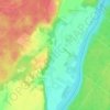 N-12 topographic map, elevation, terrain