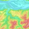 Зеленогорский topographic map, elevation, terrain