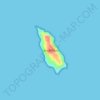 Isla El Piojo topographic map, elevation, terrain