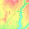 Shonto topographic map, elevation, terrain