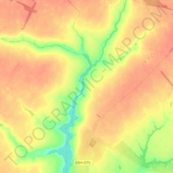 Эксталь topographic map, elevation, terrain