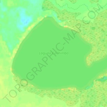 Laguna Cachimbo topographic map, elevation, terrain