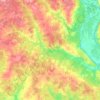 Кокшага topographic map, elevation, terrain