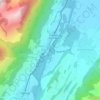 La Sarine topographic map, elevation, terrain