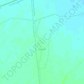 Хариб topographic map, elevation, terrain