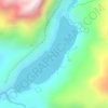 Laguna Témpanos topographic map, elevation, terrain