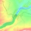La Angostura topographic map, elevation, terrain