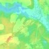 Люшино topographic map, elevation, terrain