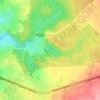Kirks Reservoir topographic map, elevation, terrain