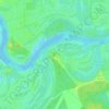 Беркова гора topographic map, elevation, terrain