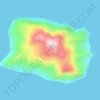 Cook Island topographic map, elevation, terrain