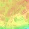 Šakė topographic map, elevation, terrain