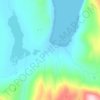 Torngat Base Camp topographic map, elevation, terrain