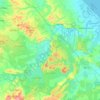 Río Tecolutla topographic map, elevation, terrain