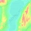 Sevier Lake topographic map, elevation, terrain