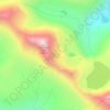 Shepard Glacier topographic map, elevation, terrain