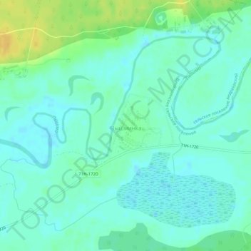 Пышминка topographic map, elevation, terrain