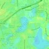 Lake Roberts topographic map, elevation, terrain