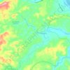Capirona topographic map, elevation, terrain