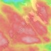 Lac du Castor topographic map, elevation, terrain