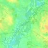 La Vilaine topographic map, elevation, terrain