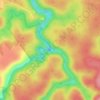 The Basin topographic map, elevation, terrain