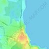 Hargraves Beach topographic map, elevation, terrain
