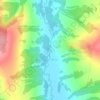 Пая topographic map, elevation, terrain