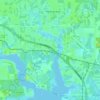 Dunn Creek topographic map, elevation, terrain