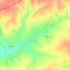 Еруслан topographic map, elevation, terrain