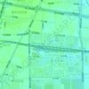Tianjin Park topographic map, elevation, terrain