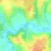 Красная пахра topographic map, elevation, terrain