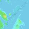 Малый Высоцкий остров topographic map, elevation, terrain