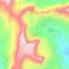 Hopper Glacier topographic map, elevation, terrain