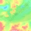 Choibalsan topographic map, elevation, terrain