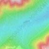 Eve River topographic map, elevation, terrain