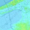 Westhoekduinen, duinen van Cabour, De Moeren en plateau van Izenberge topographic map, elevation, terrain