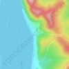 Савинское topographic map, elevation, terrain