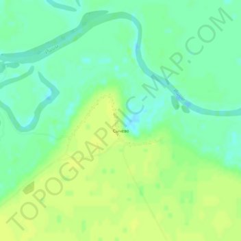 Сычёво topographic map, elevation, terrain