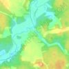 Смольнево topographic map, elevation, terrain