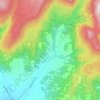 Mountain River topographic map, elevation, terrain