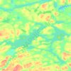Warwick Lake topographic map, elevation, terrain