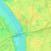 Rheinpark topographic map, elevation, terrain