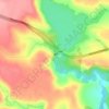 Pykes Creek Reservoir Spillway topographic map, elevation, terrain