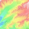 Yale Glacier topographic map, elevation, terrain