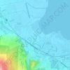 Bucal topographic map, elevation, terrain