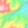 Río Magdalena topographic map, elevation, terrain